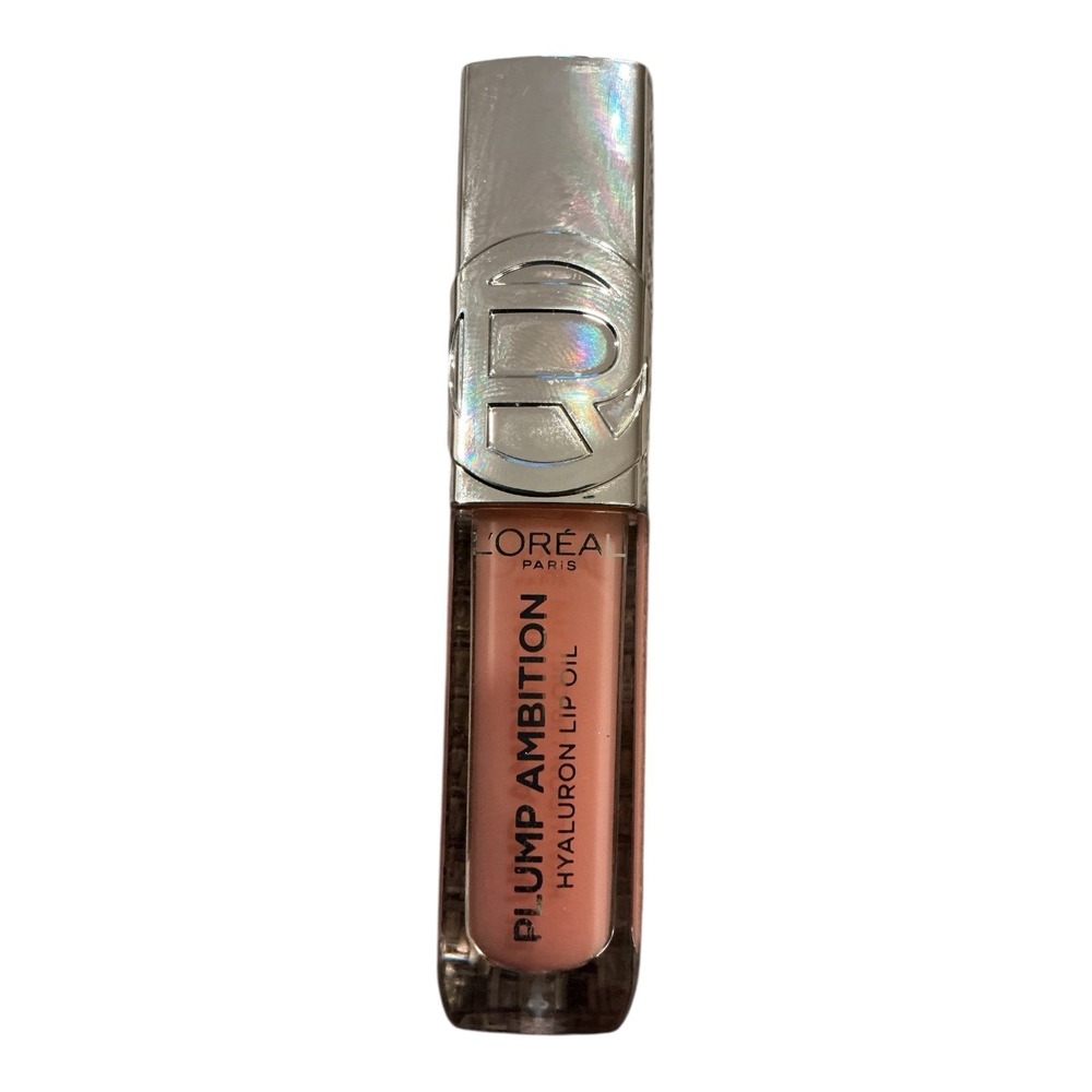 L'Oreal Paris - Plump Ambition Hyaluron Lip Oil - Milky Nude 201